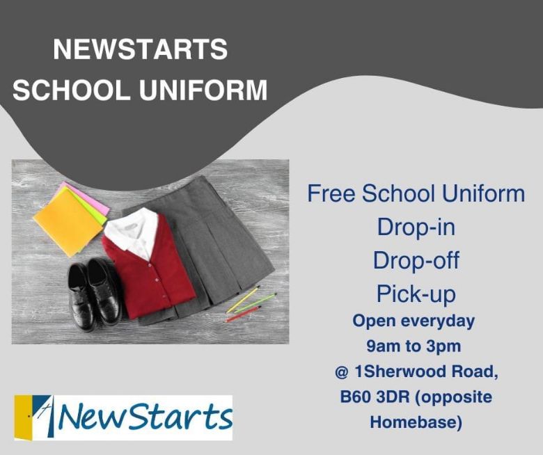 New Starts Uniform Drop in